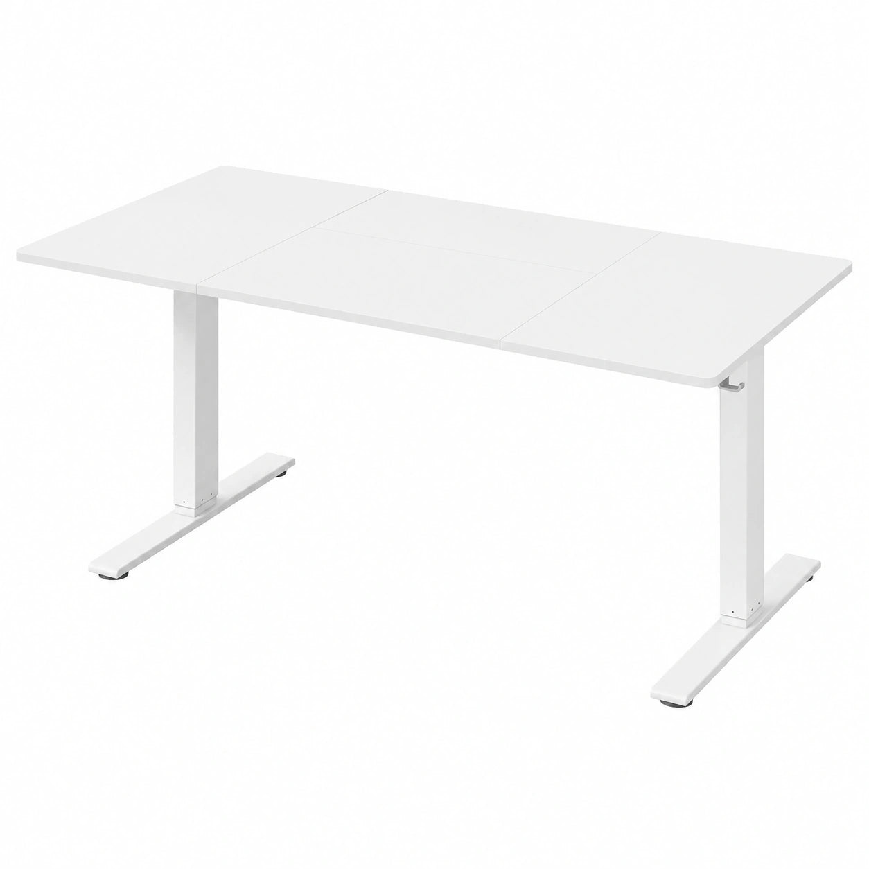 Scrivania Regolabile in Altezza con Caricatore USB-C e Timer Sedentarietà, 180x80 cm, 3 Memorie, Bianco Opaco